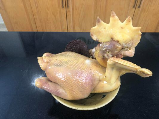 Hướng dẫn cách trang trí gà lễ