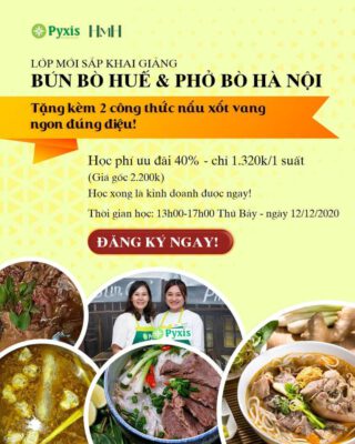 Lớp phở bò và bún bò Huế