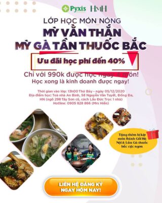 Lớp mỳ gà tần và mỳ vằn thắn